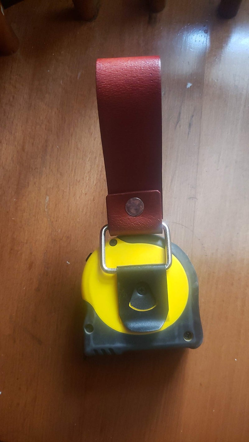 Tradesman Ods حامل شريط قياس حزام جلدي مشبك أداة تأثير حفر أداة ثقيلة متعددة الاستخدامات - Image 4